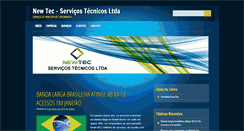 Desktop Screenshot of newtecltda.com.br