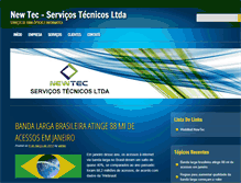 Tablet Screenshot of newtecltda.com.br